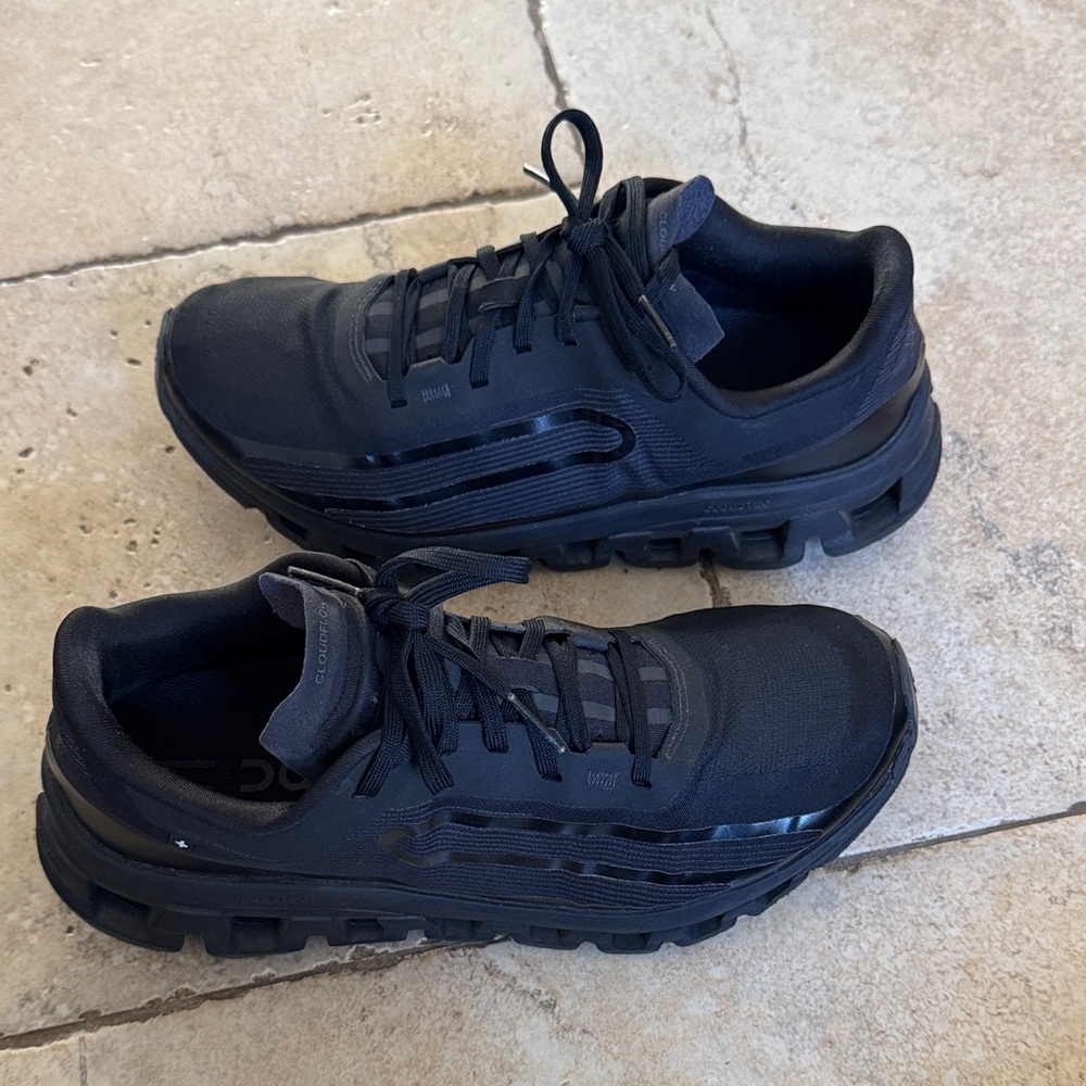 On Running cloudflow Black  Shoes